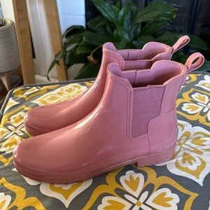 Hunter short rain boots